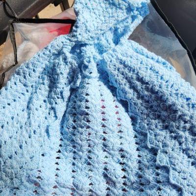 A ton of baby handknits