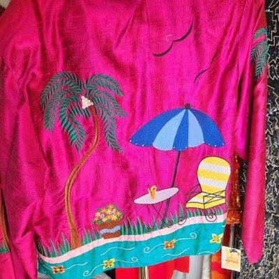 Fun silk jacket