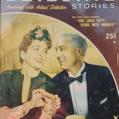 1940s framed mag cover from the models estate