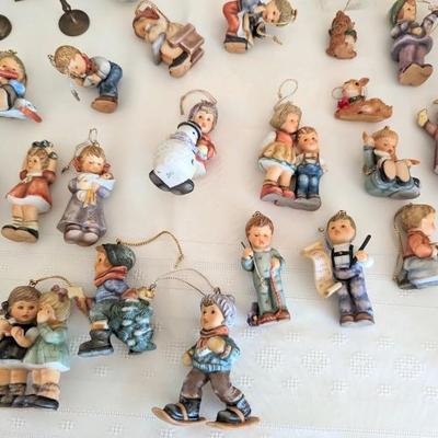 Vintage hummel xmas ornaments