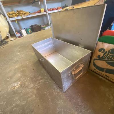 Metal box open
