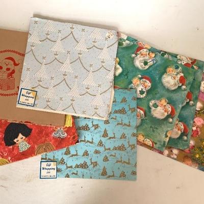 Vtg. wrapping paper