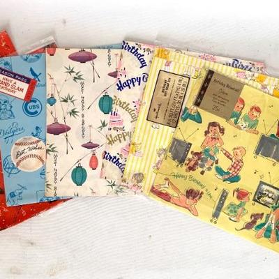 Vtg. wrapping paper