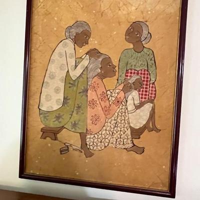 Ethnic folk art painting