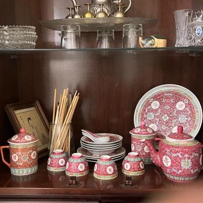 Oriental tea set