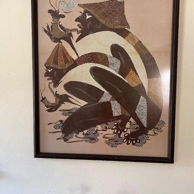 Batik art painting