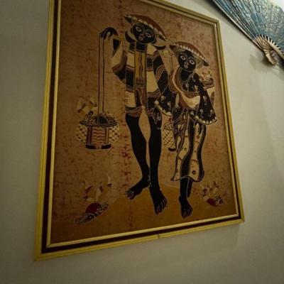 Batik art painting