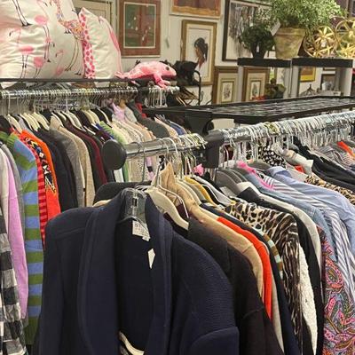 Clothing sizes mostly XS, S & Med