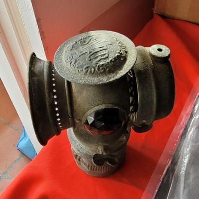 Antique carriage lamp