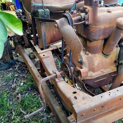 Orchard nachinery with Model A Ford 4 cylinder engine