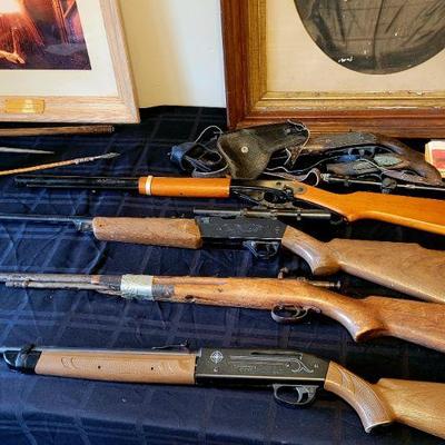 Assorted BB guns