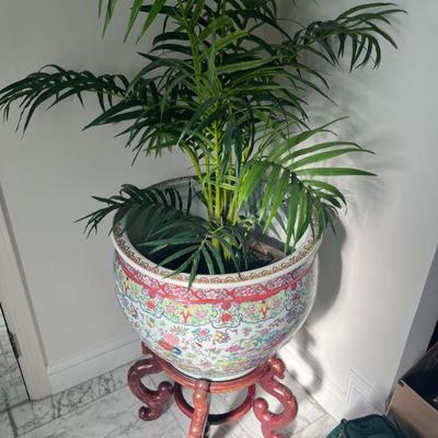 LARGE PAIR CHINESE PLANTERS