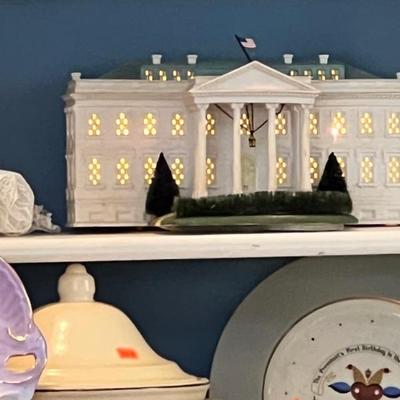 Dept. 56 lighted White House
