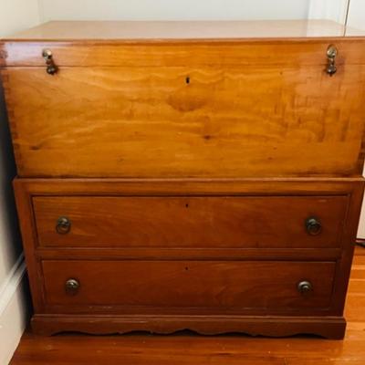 Early 19th Century ~ Two Drawer Blanket Chest 