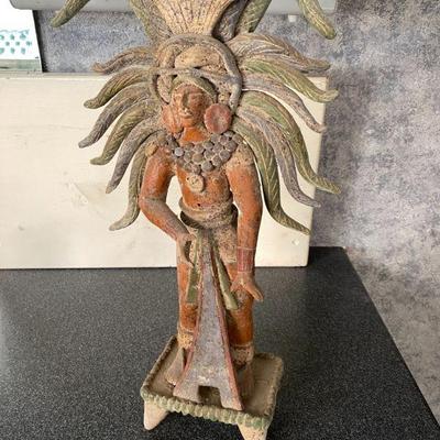 Polychrome Aztec Priest