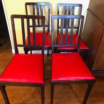 circa 1940's Leg-o-matic  chairs