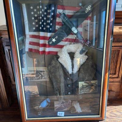 97:Navy Pilot Shadow Box/Diorama
