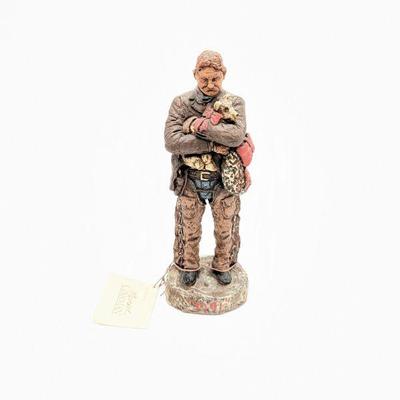 Michael Garman "Christmas on the Range" Hand Painted Sculpture