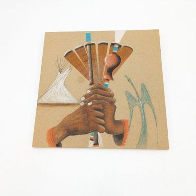 Harvey Begaye Sand Painting "Peyotism"