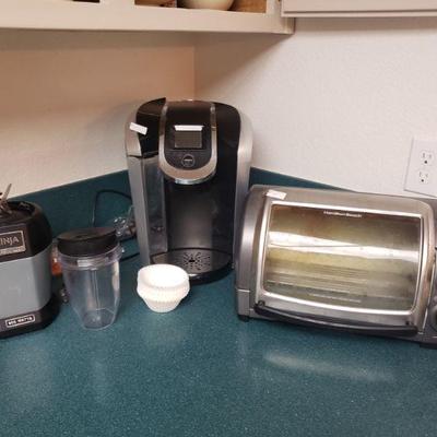 Kuerig, Ninja blender, toaster oven