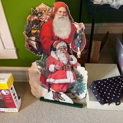Lots of vintage Christmas, ornaments, Santas, Schaller figures and more