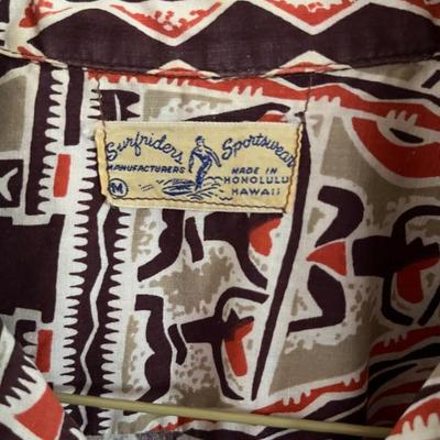 Lots of vintage Hawaiian shirtsâ€”mens size L and childrenâ€™s too