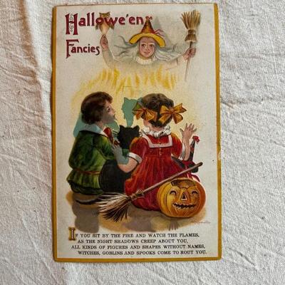 Antique and vintage Halloween postcards, decorations other paper ephemera, Beistle, Dennison and more