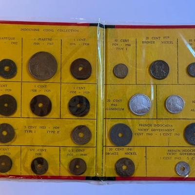 Vintage and antique stamps, coins and currency from Vietnam, Thailand, New Zealand and Cambodia, much if it is pre-Vietnam War, colonial era