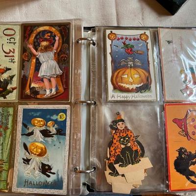 Antique and vintage Halloween postcards, decorations other paper ephemera, Beistle, Dennison and more
