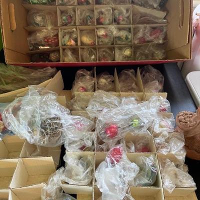 Lots of vintage Christmas, ornaments, Santas, Schaller figures and more