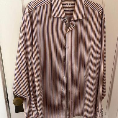 Lots of designer menâ€™s clothing, excellent condition, mostly mens L, XL, and XXL