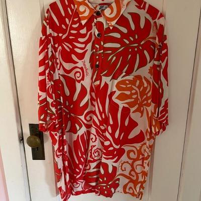 Lots of vintage Hawaiian shirtsâ€”mens size L and childrenâ€™s too
