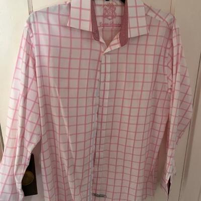 Lots of designer menâ€™s clothing, excellent condition, mostly mens L, XL, and XXL