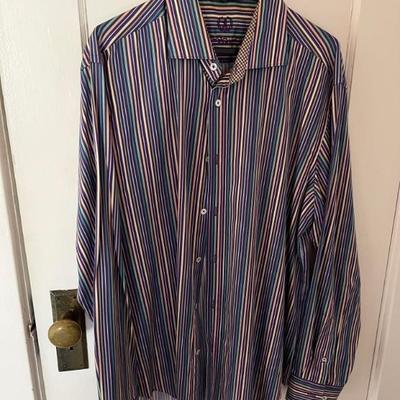 Lots of designer menâ€™s clothing, excellent condition, mostly mens L, XL, and XXL