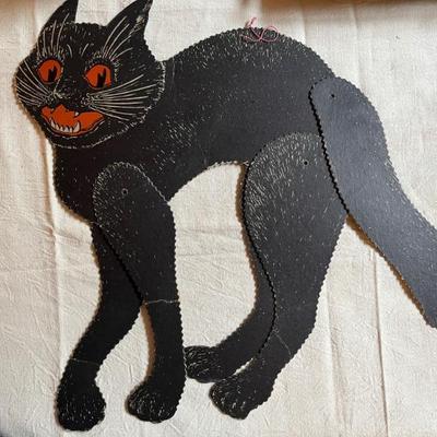 Antique and vintage Halloween postcards, decorations other paper ephemera, Beistle, Dennison and more