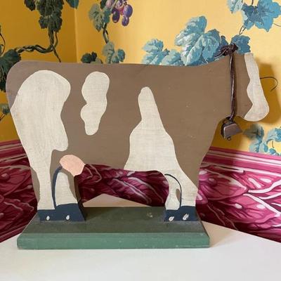 folk art cow