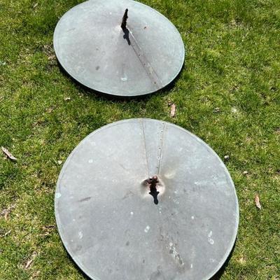 How does your garden grow? We have lots of beautiful vintage planters, copper fire pit covers, antique English cast iron planters, an...