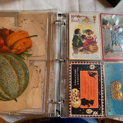 Antique and vintage Halloween postcards, decorations other paper ephemera, Beistle, Dennison and more