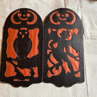 Antique and vintage Halloween postcards, decorations other paper ephemera, Beistle, Dennison and more
