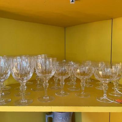 Stuart crystal stemware