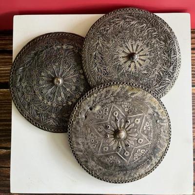 19th century Ottoman headdresses, Tapelik, silver