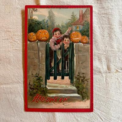 Antique and vintage Halloween postcards, decorations other paper ephemera, Beistle, Dennison and more