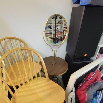 Vintage mirror table 75.00