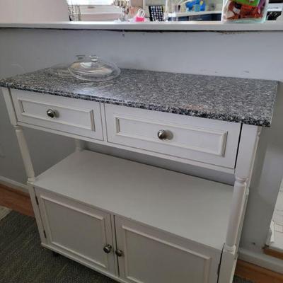 Granite top kitchen island 125.00