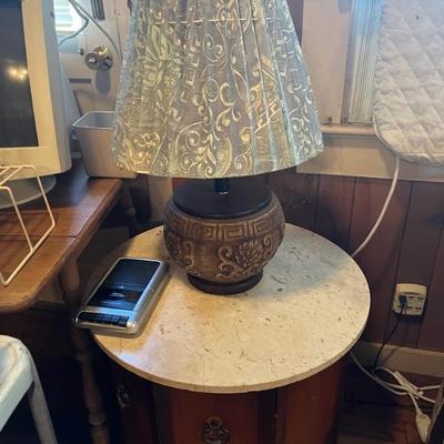 Lamp has sold. We still have table