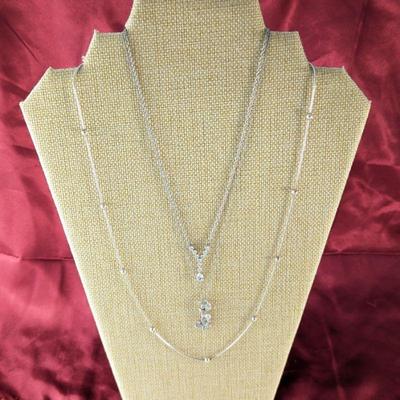 Three Sterling Silver Necklaces