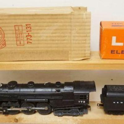 1146	LIONEL O GAUGE TRAIN #773 LOCOMOTIVE WITH #773 TENDER
