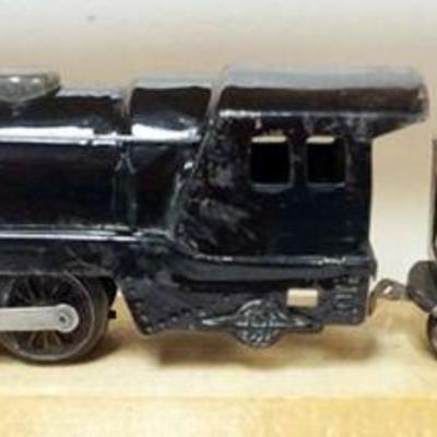 1169	MARX O GAUGE TRAIN, LOCOMOTIVE WITH TENDER
