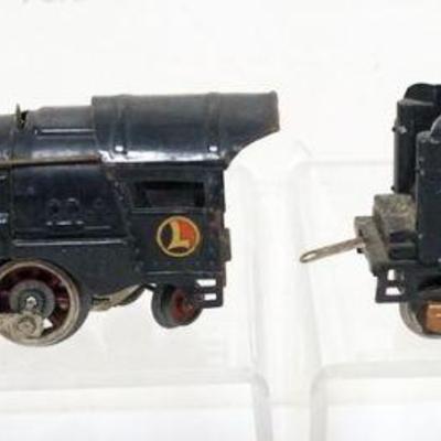 1123	LIONEL TRAIN O GAUGE #259E LOCOMOTIVE WITH #262T TENDER
