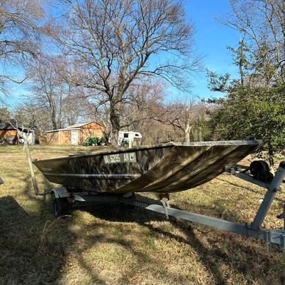 TRACKER MV Jon Boat and trailer